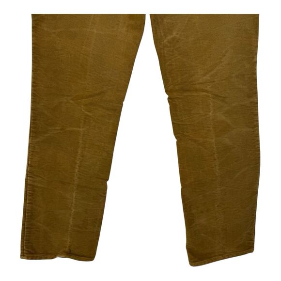 Vintage Polo Ralph Lauren Pants Mens 32x32 Brown Moleskin Cotton Suede Straight - Picture 5 of 14